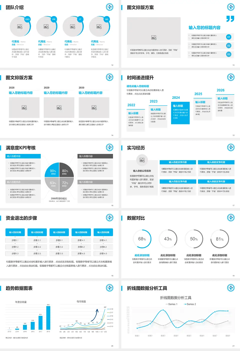 青岛市海慈中医医疗集团平度院区（平度市中医医院）培训与教育PPT模板16:9格式幻灯片预览图3