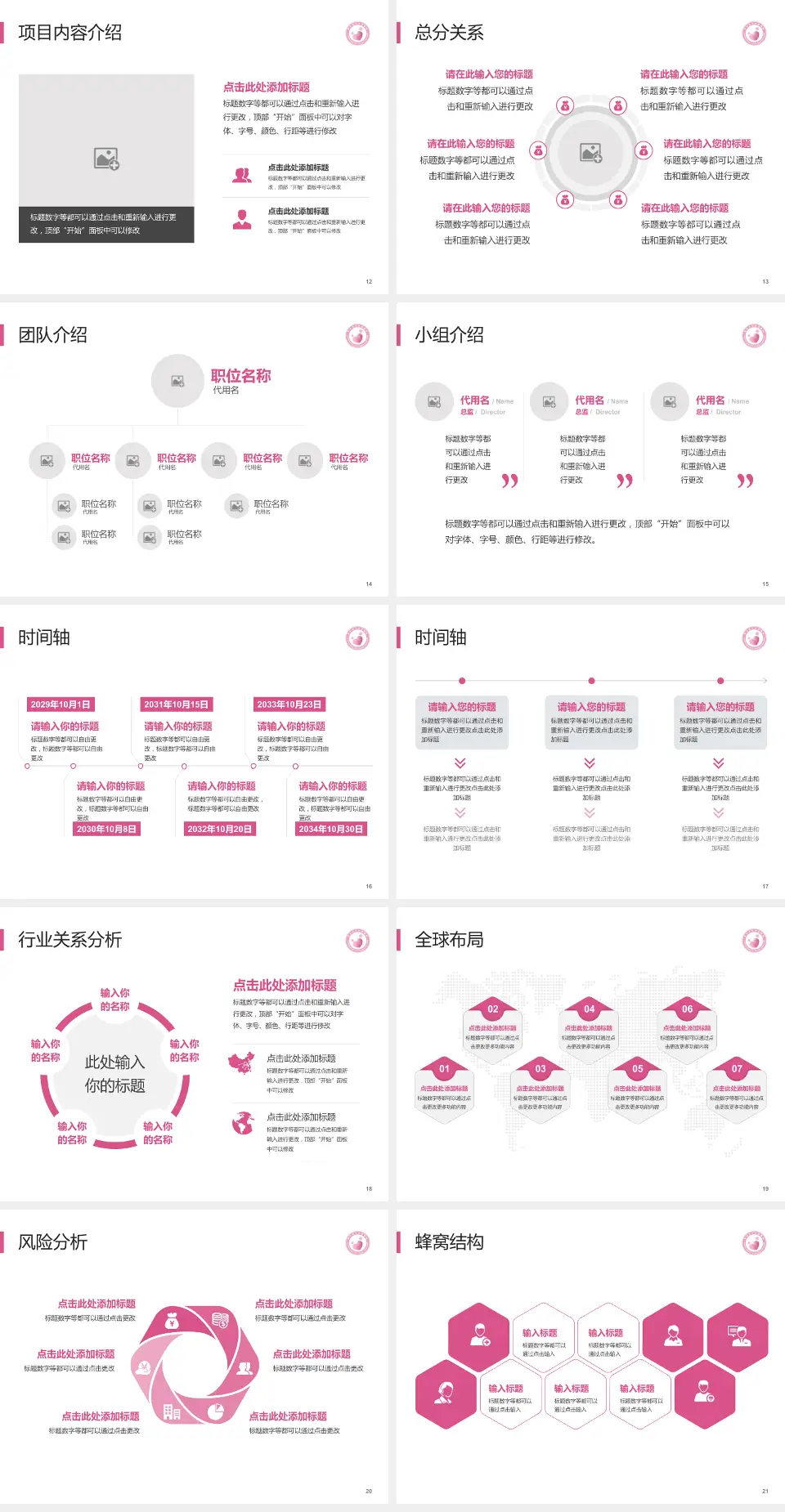 晋中市妇幼保健院会议与研讨会PPT模板4:3格式幻灯片预览图3