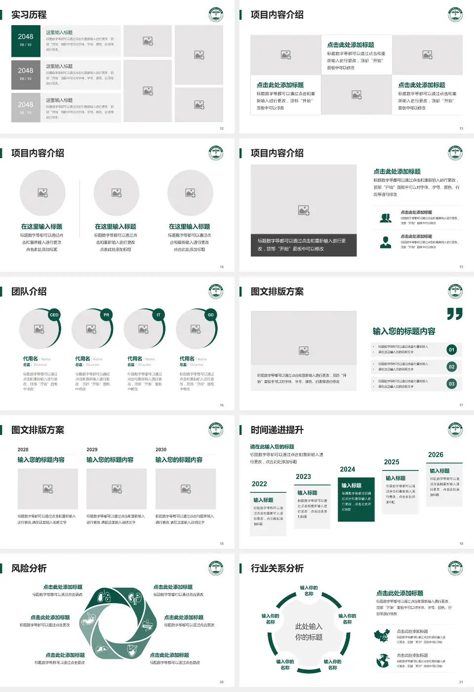 大同市第三人民医院个人求职应聘简历PPT模板16:9格式幻灯片预览图3