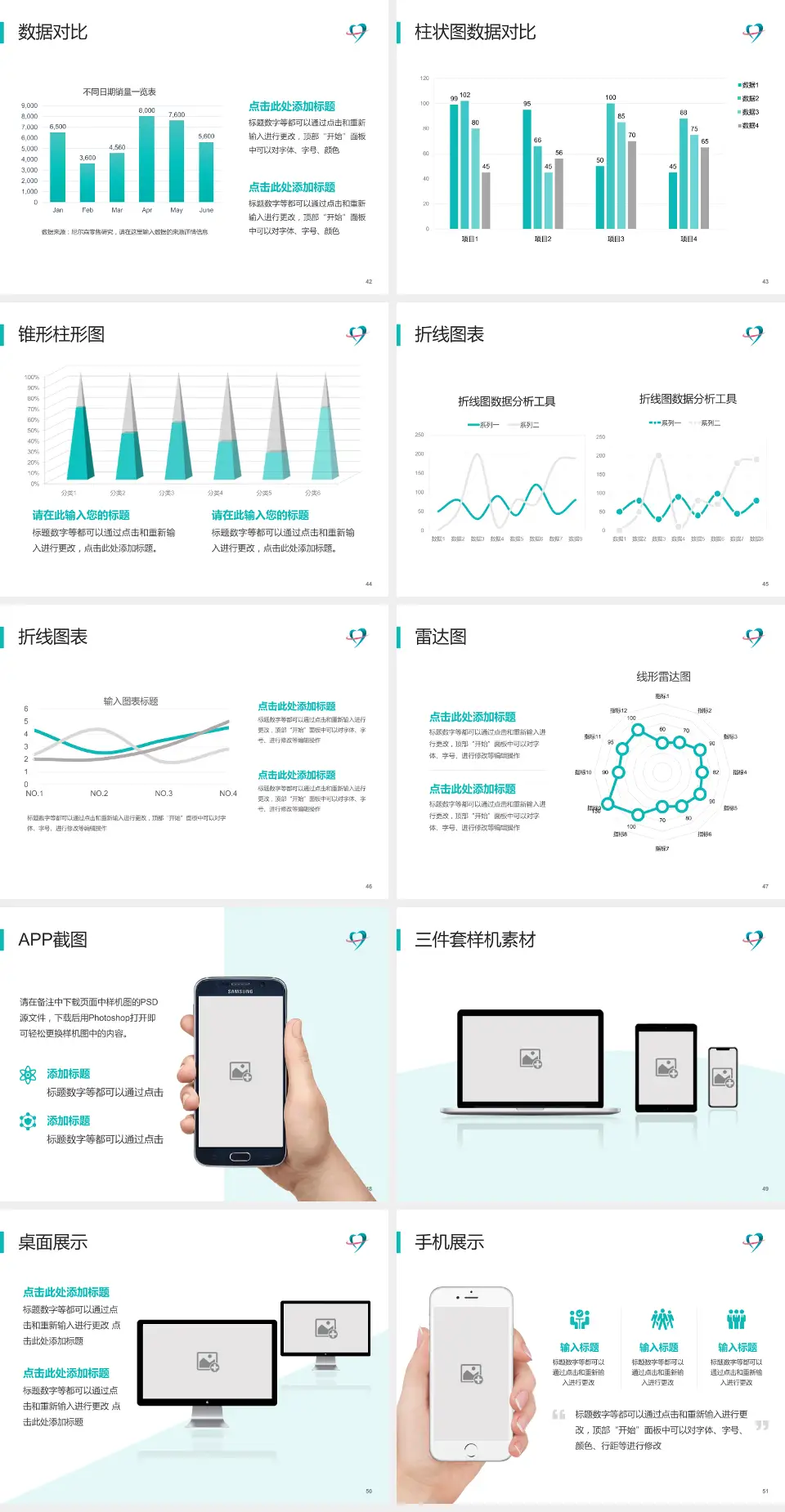 青岛妇女儿童医院武定路院区医院管理报告PPT模板4:3格式幻灯片预览图6