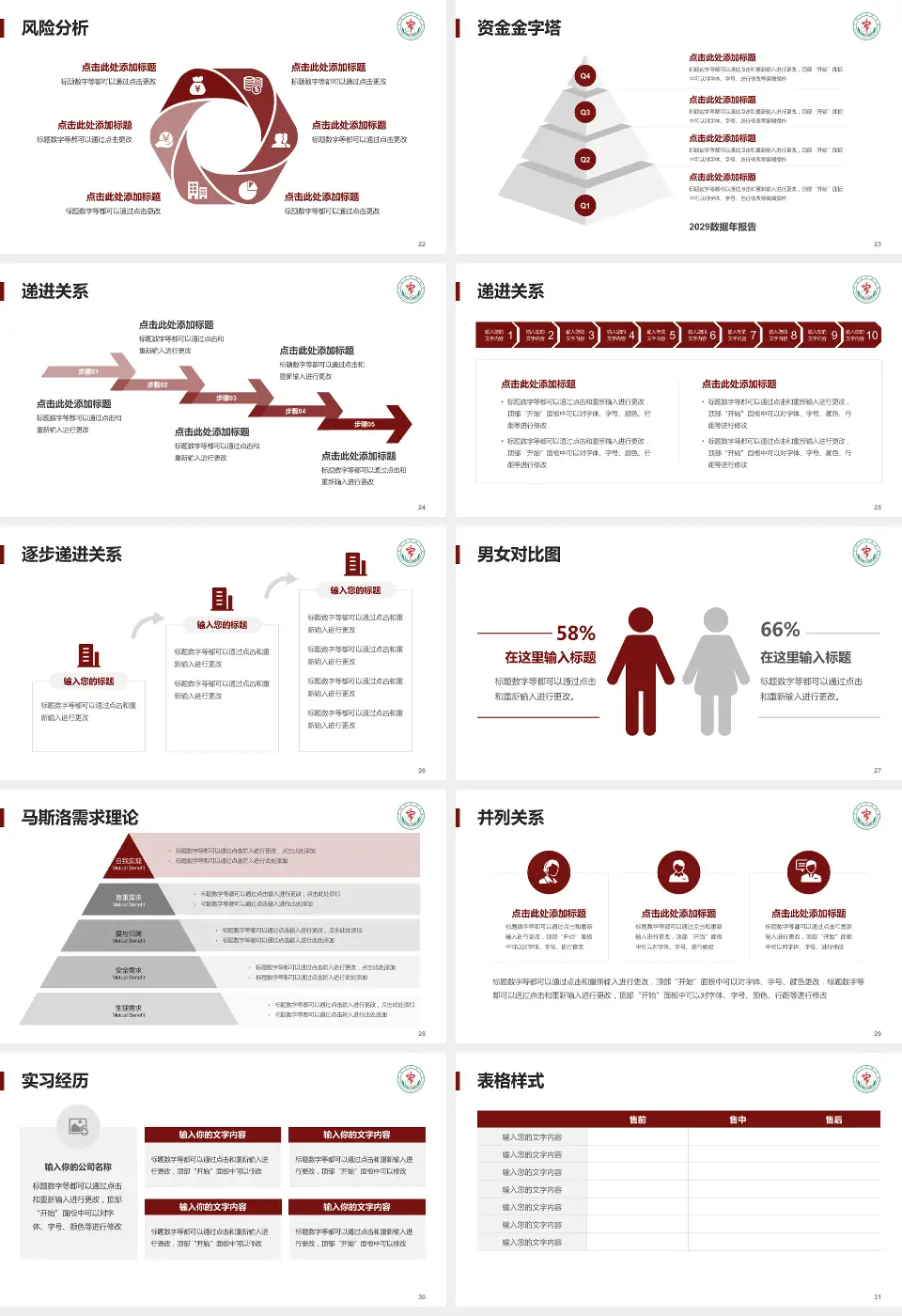 菏泽市中医院项目申请与汇报PPT模板16:9格式幻灯片预览图4
