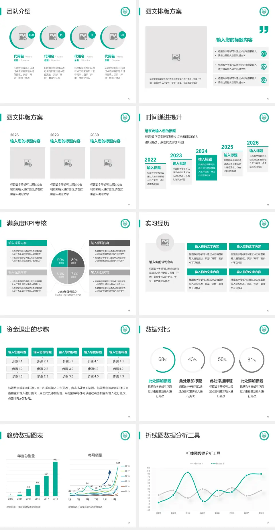 山西省人民医院培训与教育PPT模板4:3格式幻灯片预览图3
