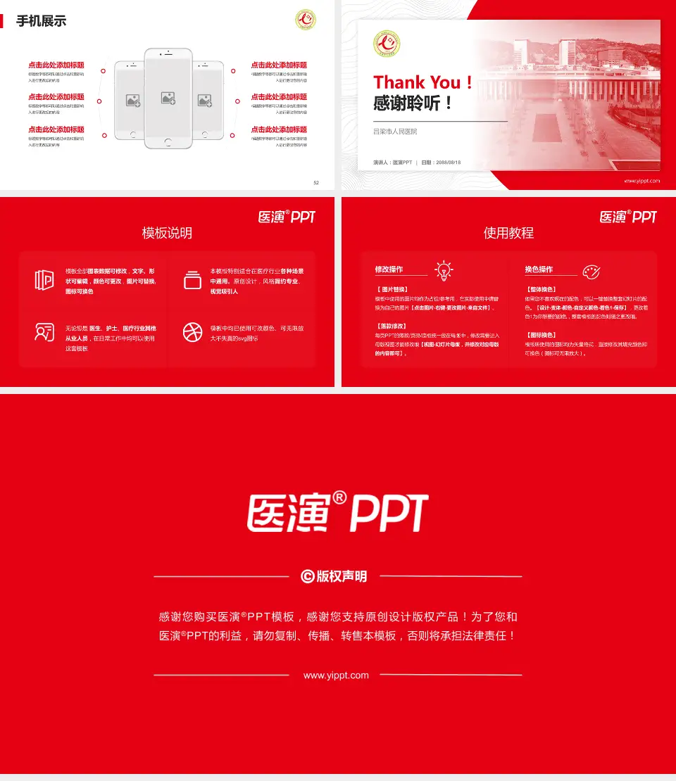 吕梁市人民医院医院管理报告PPT模板16:9格式幻灯片预览图7