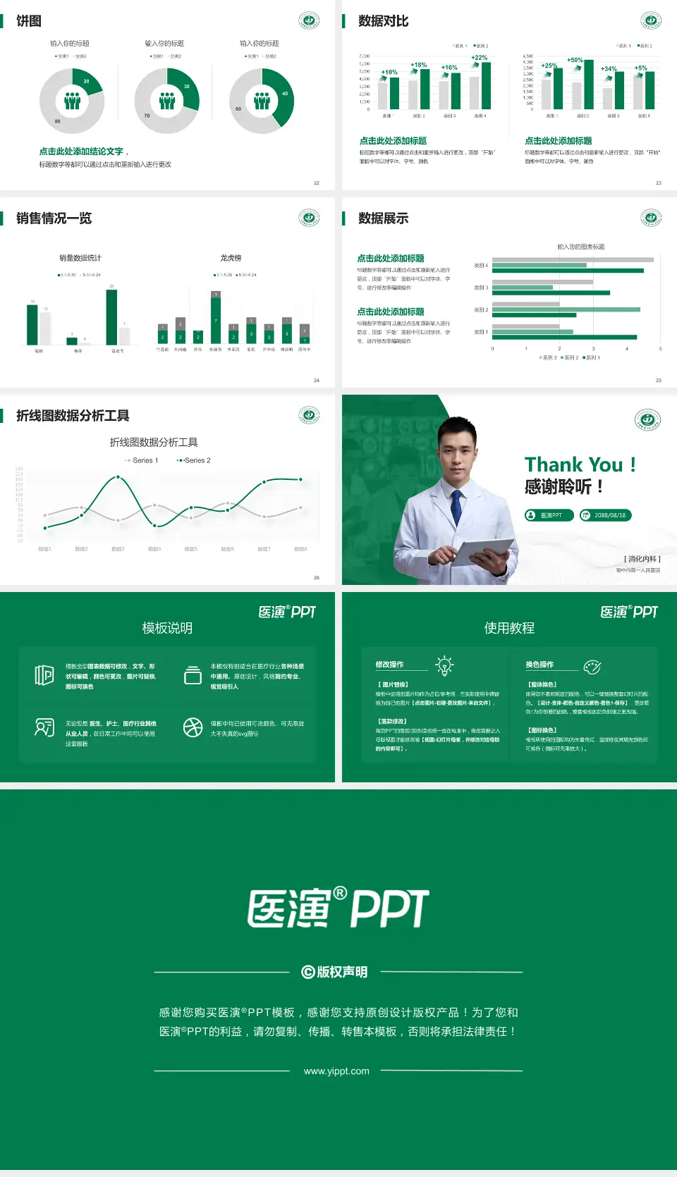 晋中市第一人民医院病例分享与讨论PPT模板16:9格式幻灯片预览图4