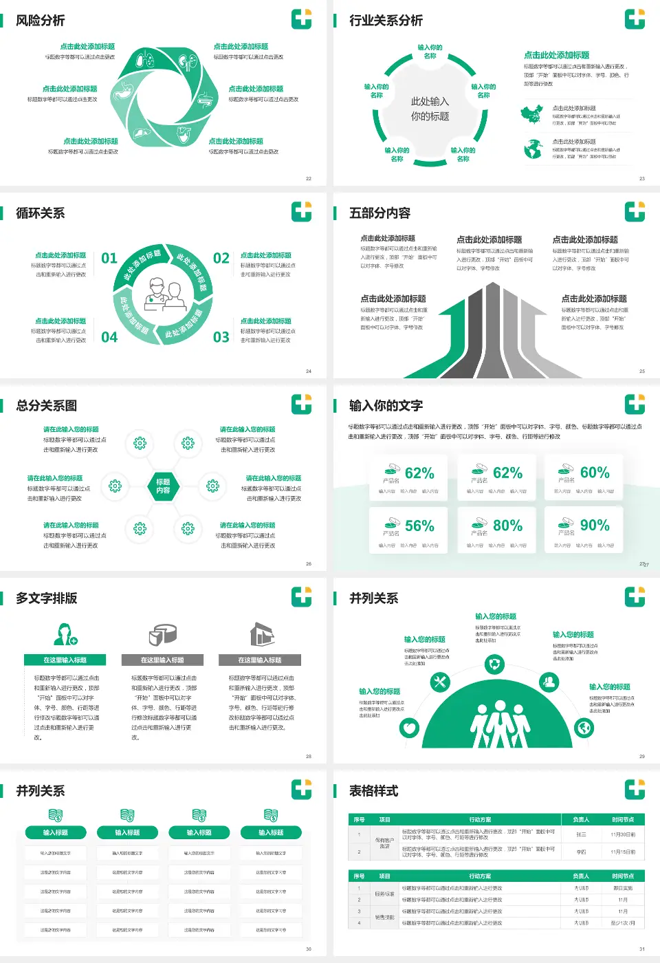 龙口市人民医院科室介绍与推广PPT模板16:9格式幻灯片预览图4