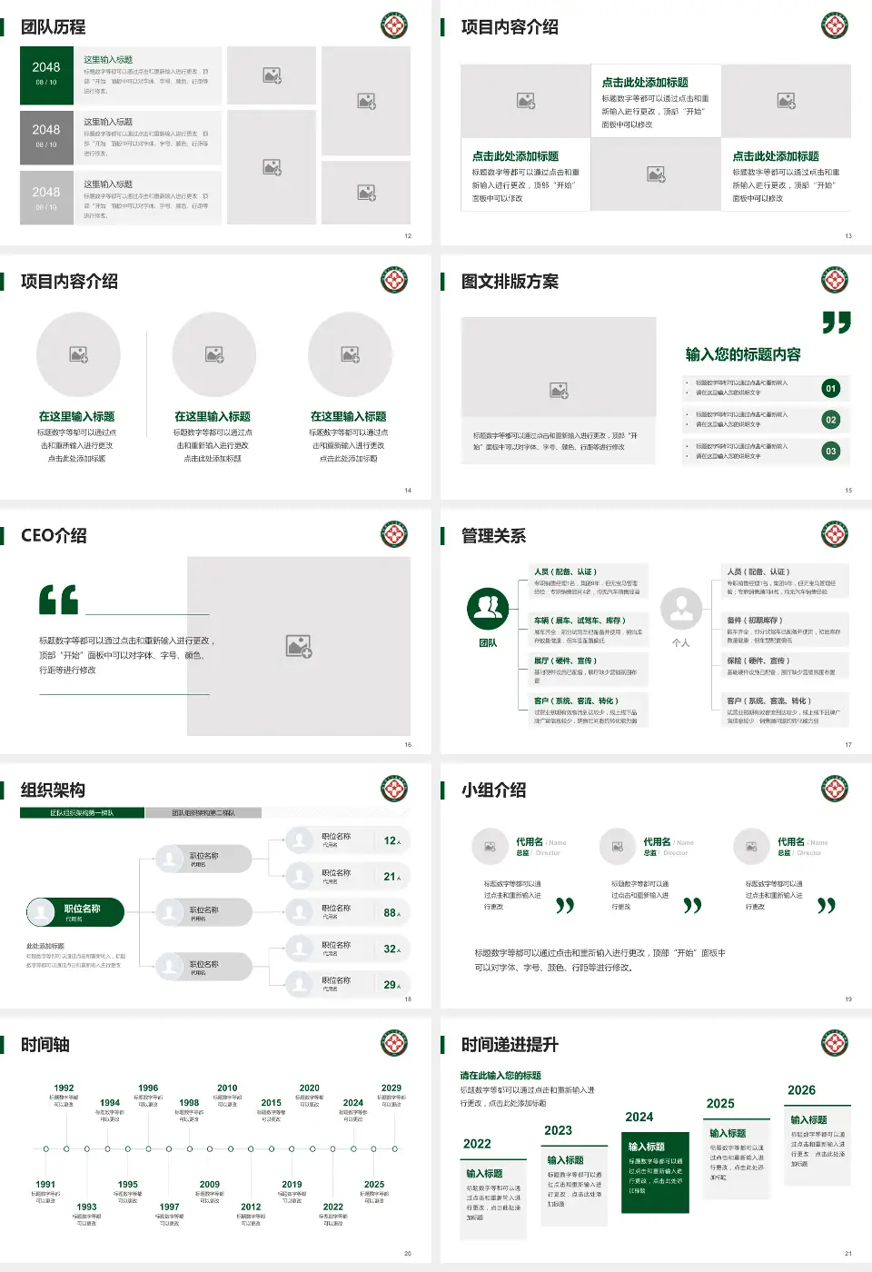 陆军第80集团军医院医院管理报告PPT模板16:9格式幻灯片预览图3