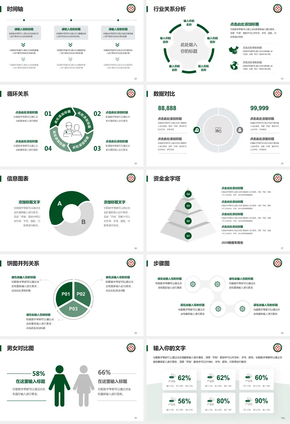 陆军第80集团军医院医院管理报告PPT模板16:9格式幻灯片预览图4