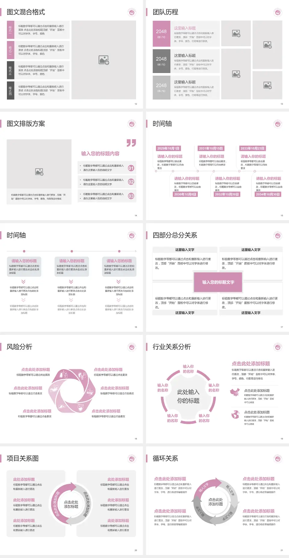 滕州市妇幼保健院项目申请与汇报PPT模板4:3格式幻灯片预览图3