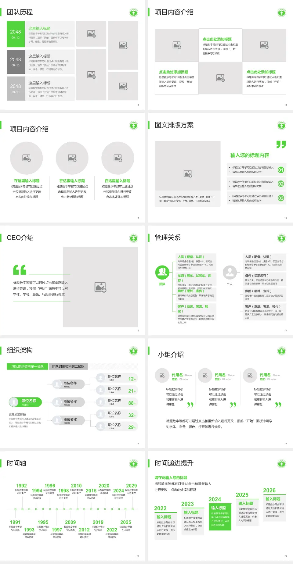 滕州市中心人民医院医院管理报告PPT模板4:3格式幻灯片预览图3