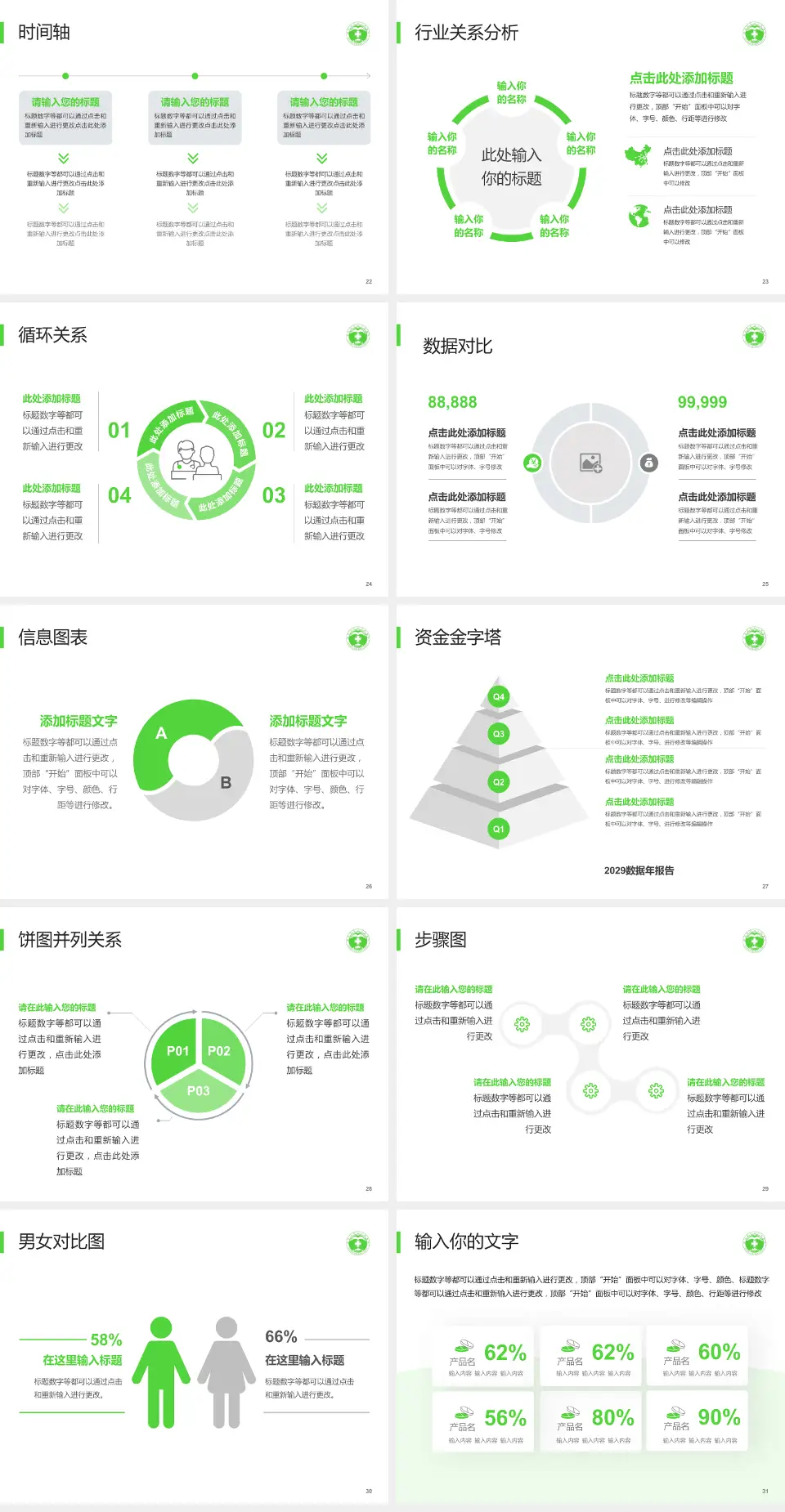 滕州市中心人民医院医院管理报告PPT模板4:3格式幻灯片预览图4