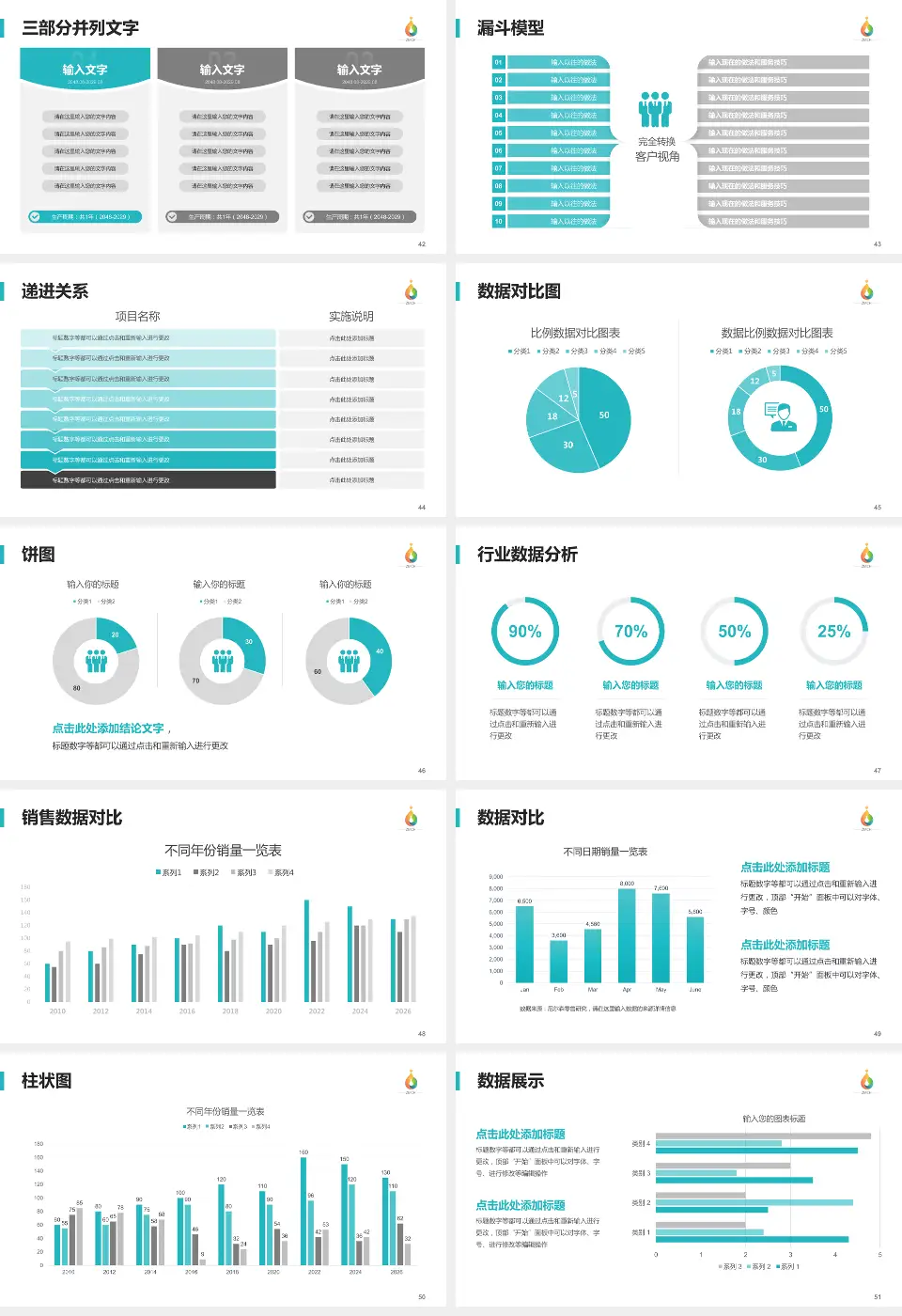 淄博市妇幼保健院患者教育与指导PPT模板16:9格式幻灯片预览图6