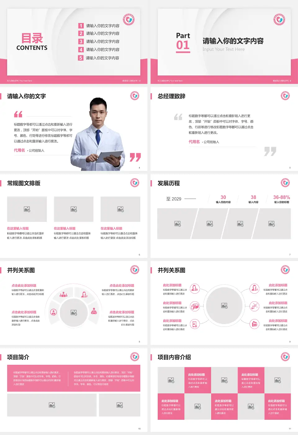 枣庄市妇幼保健院医院管理报告PPT模板16:9格式幻灯片预览图2