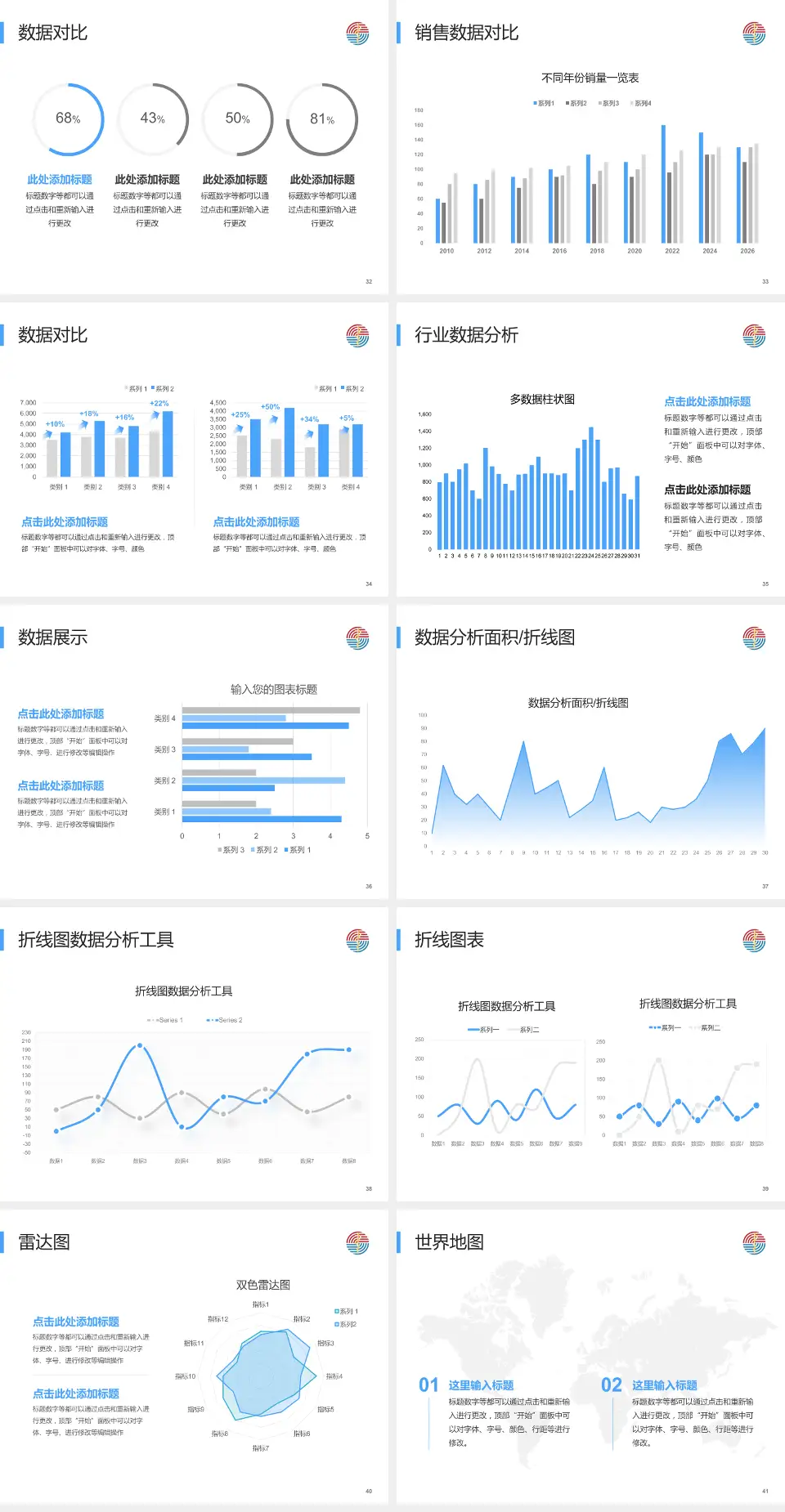 烟台市烟台山医院会议与研讨会PPT模板4:3格式幻灯片预览图5