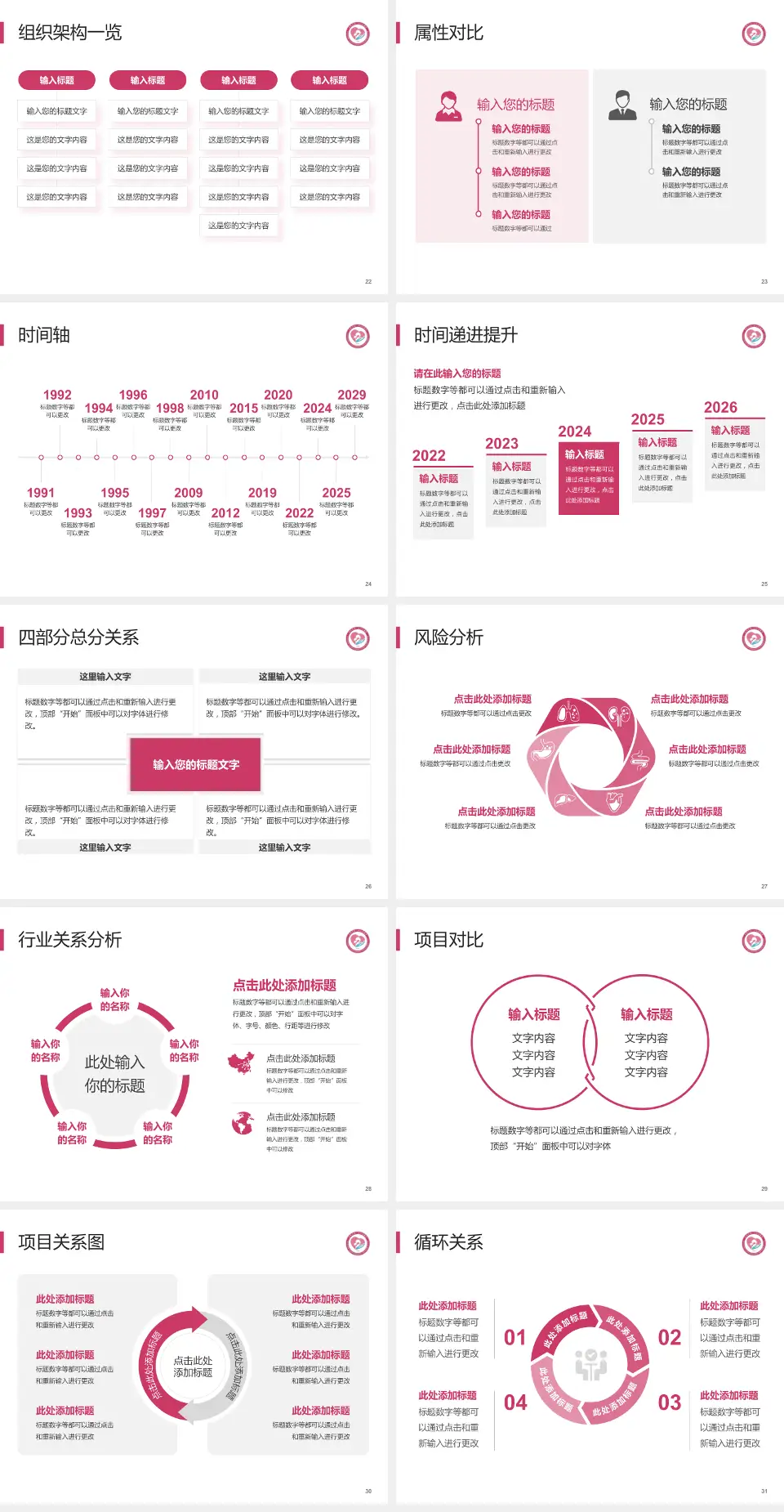 济南市第二妇幼保健院医疗行业比赛专用PPT模板4:3格式幻灯片预览图4