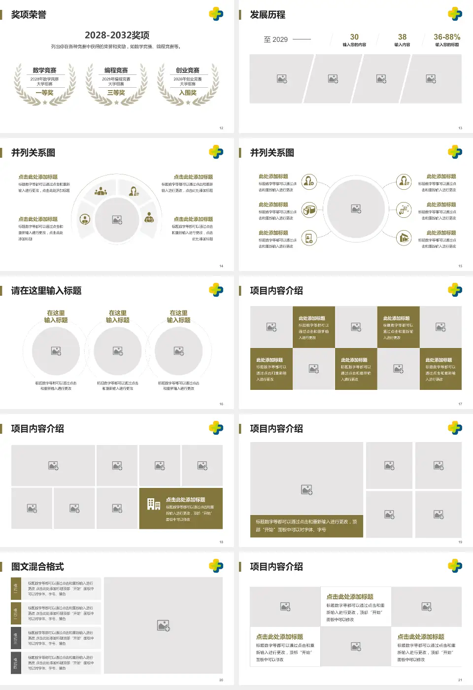 潍坊市中医院东院区护理专业职业生涯规划PPT模板16:9格式幻灯片预览图3