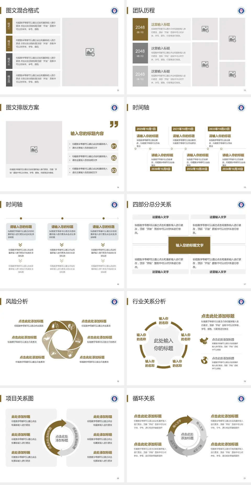 济南市第八人民医院项目申请与汇报PPT模板4:3格式幻灯片预览图3