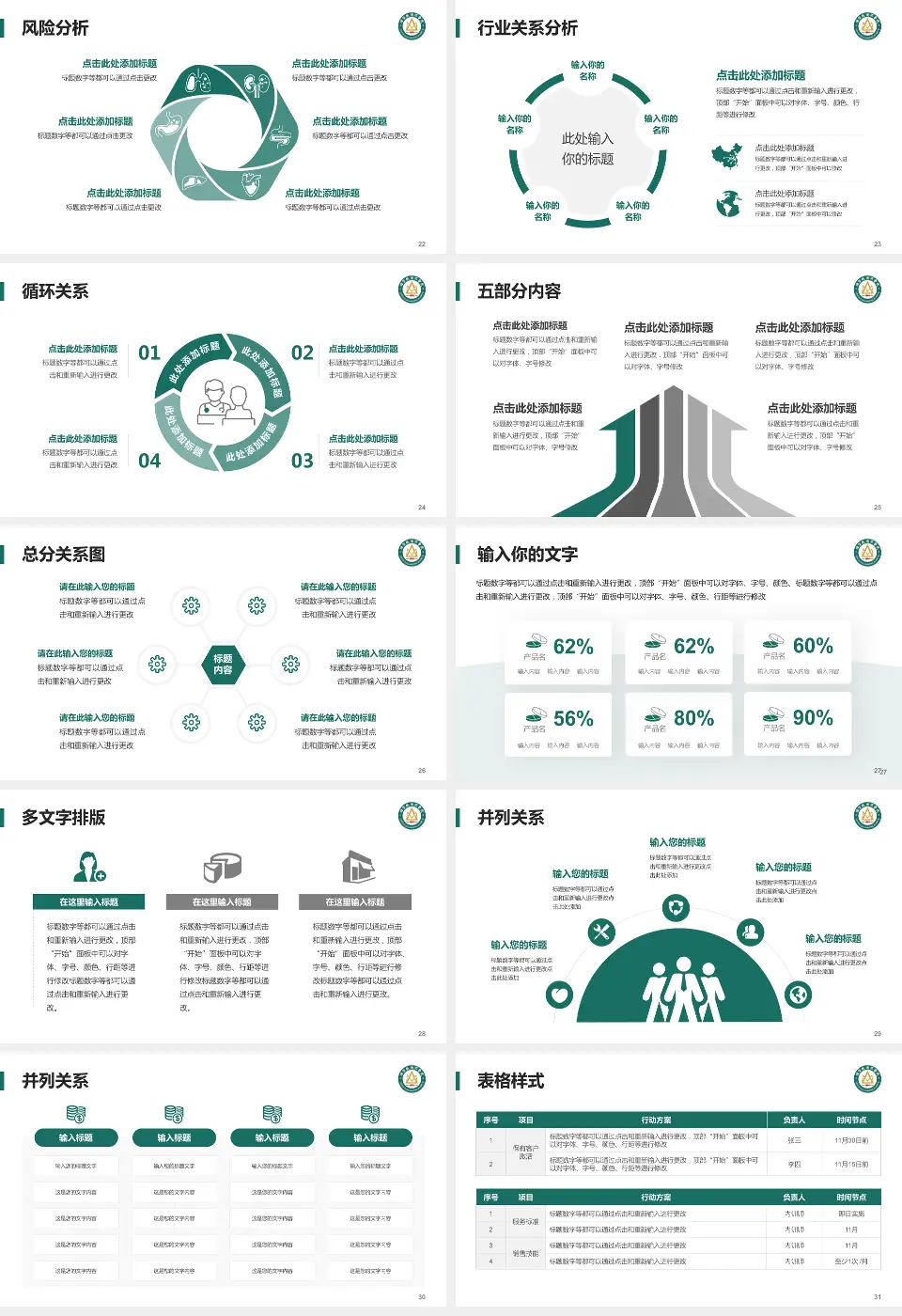 烟台毓璜顶医院莱山院区科室介绍与推广PPT模板16:9格式幻灯片预览图4