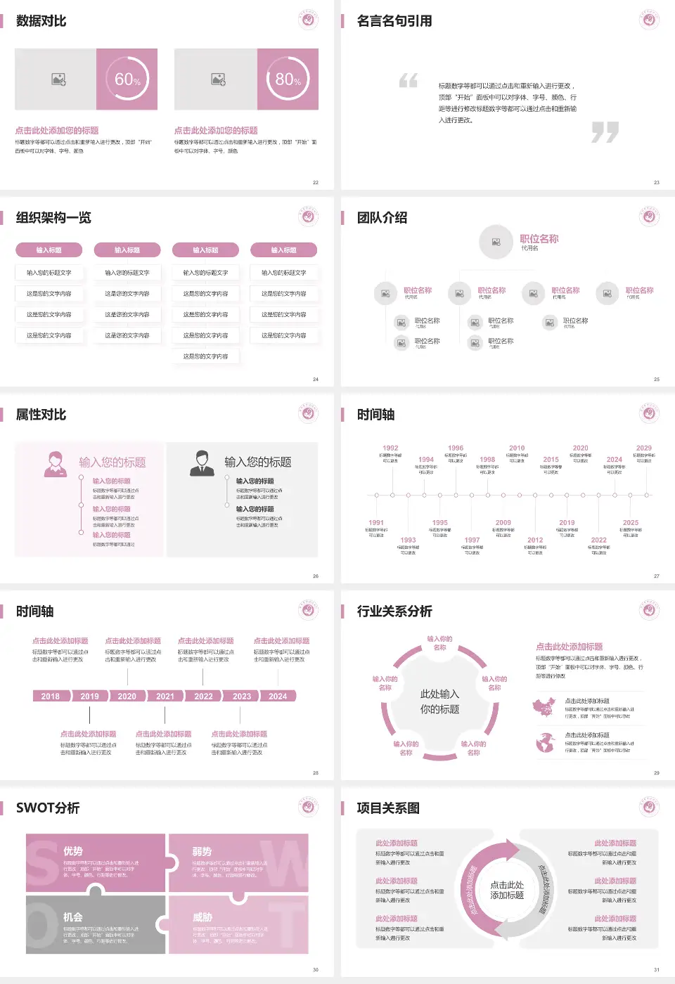 滕州市妇幼保健院医院简介/日常通用PPT模板16:9格式幻灯片预览图4