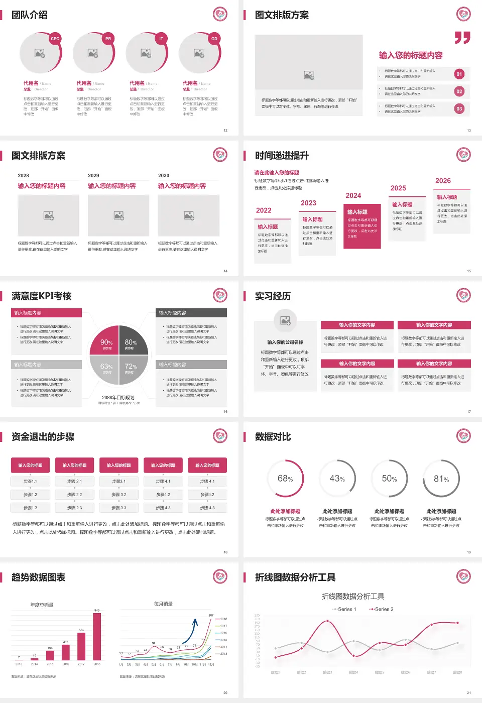 济南市第二妇幼保健院培训与教育PPT模板16:9格式幻灯片预览图3