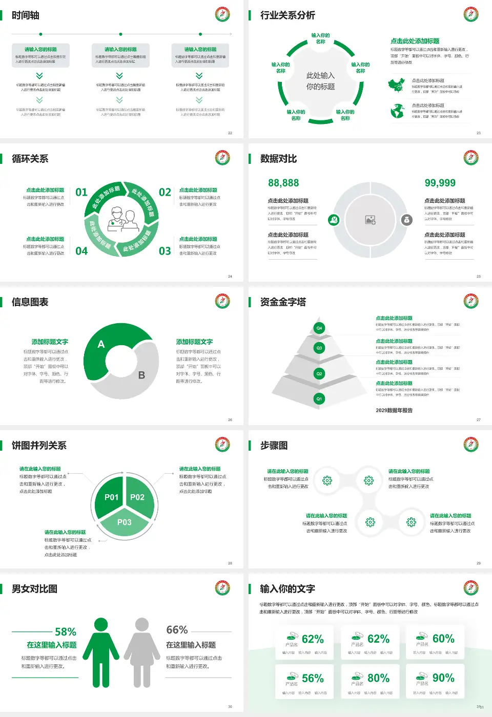 枣庄市中医医院医院管理报告PPT模板16:9格式幻灯片预览图4