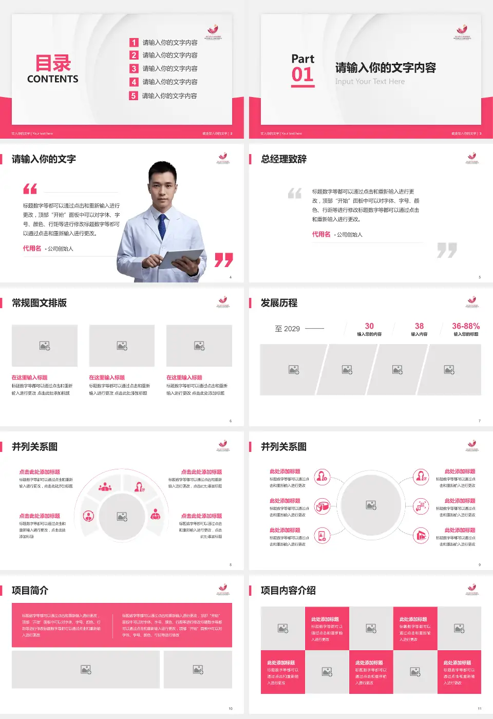 桓台县妇幼保健院医院管理报告PPT模板16:9格式幻灯片预览图2