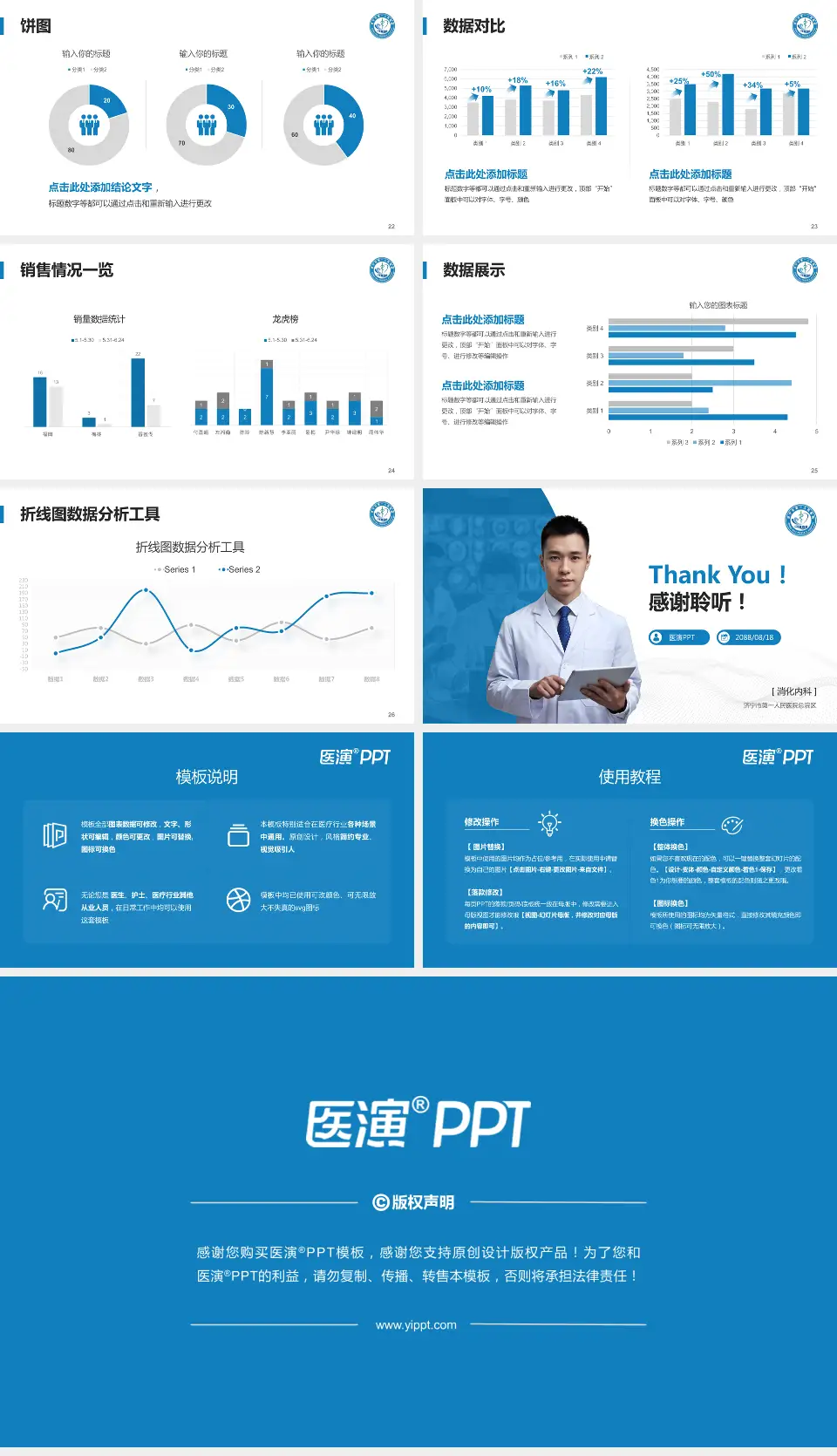 济宁市第一人民医院总院区病例分享与讨论PPT模板16:9格式幻灯片预览图4