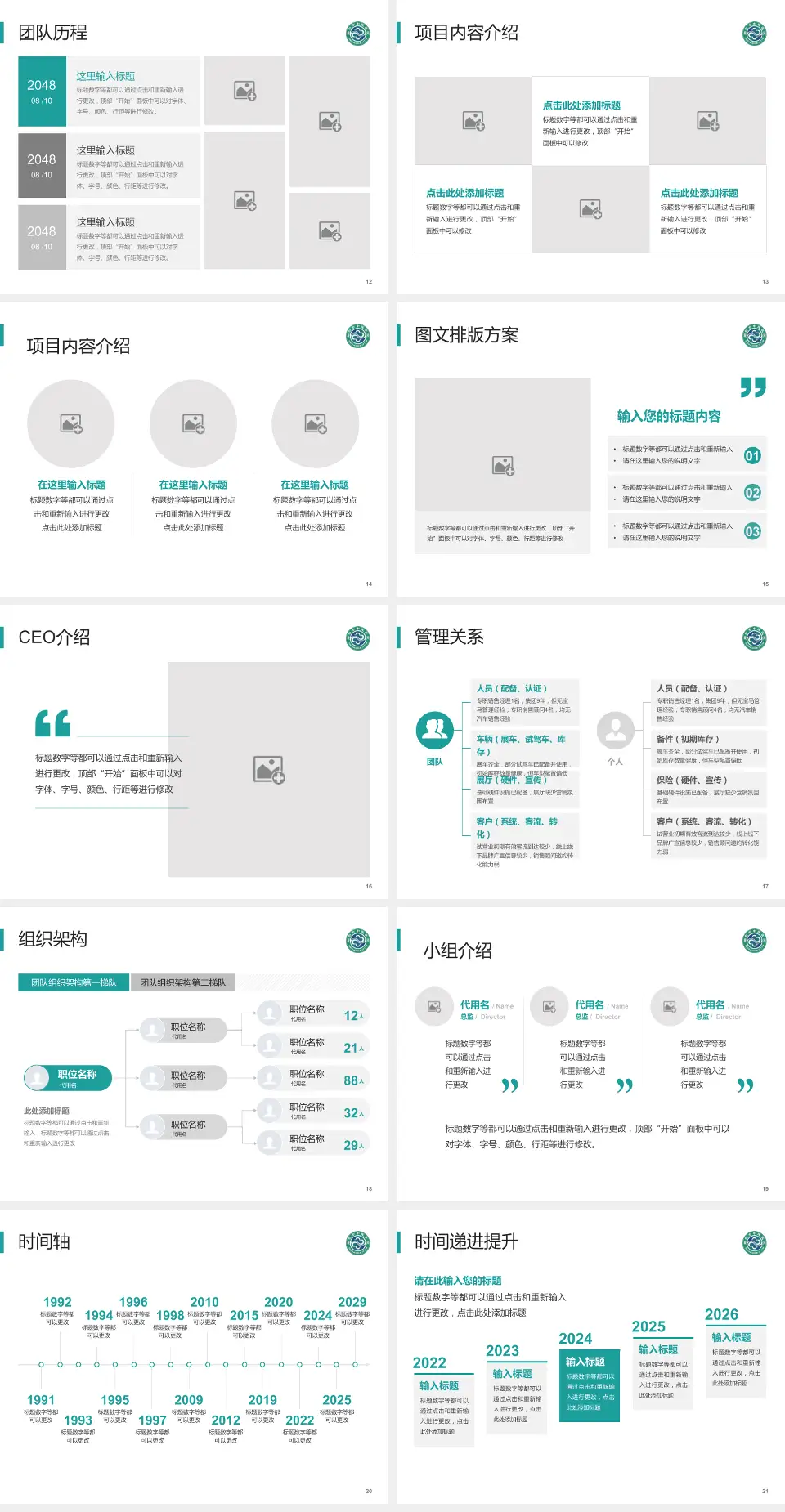 烟台市中医医院医院管理报告PPT模板4:3格式幻灯片预览图3