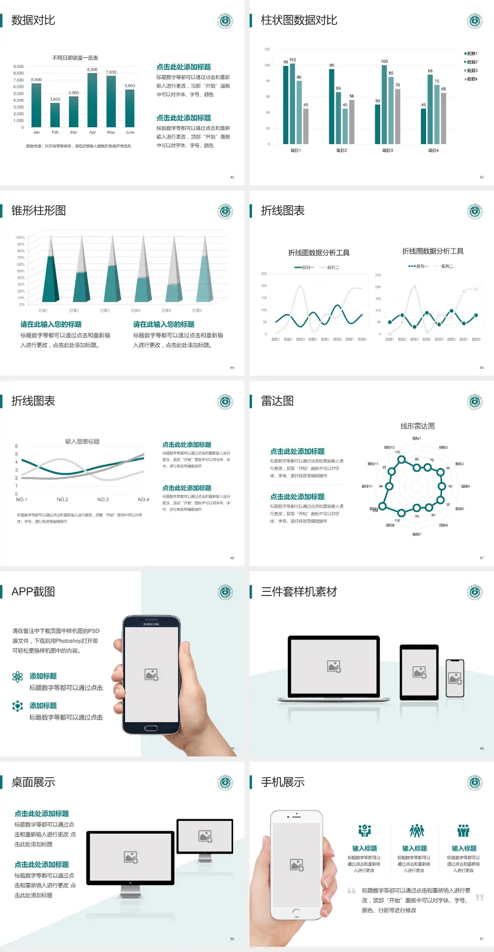 济宁医学院附属医院太白湖院区医院管理报告PPT模板4:3格式幻灯片预览图6