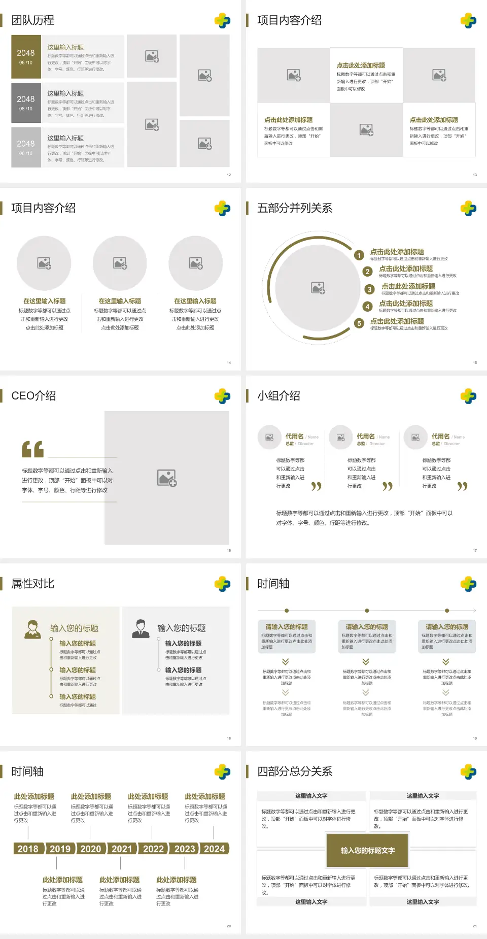 潍坊市中医院东院区科研成果展示PPT模板4:3格式幻灯片预览图3