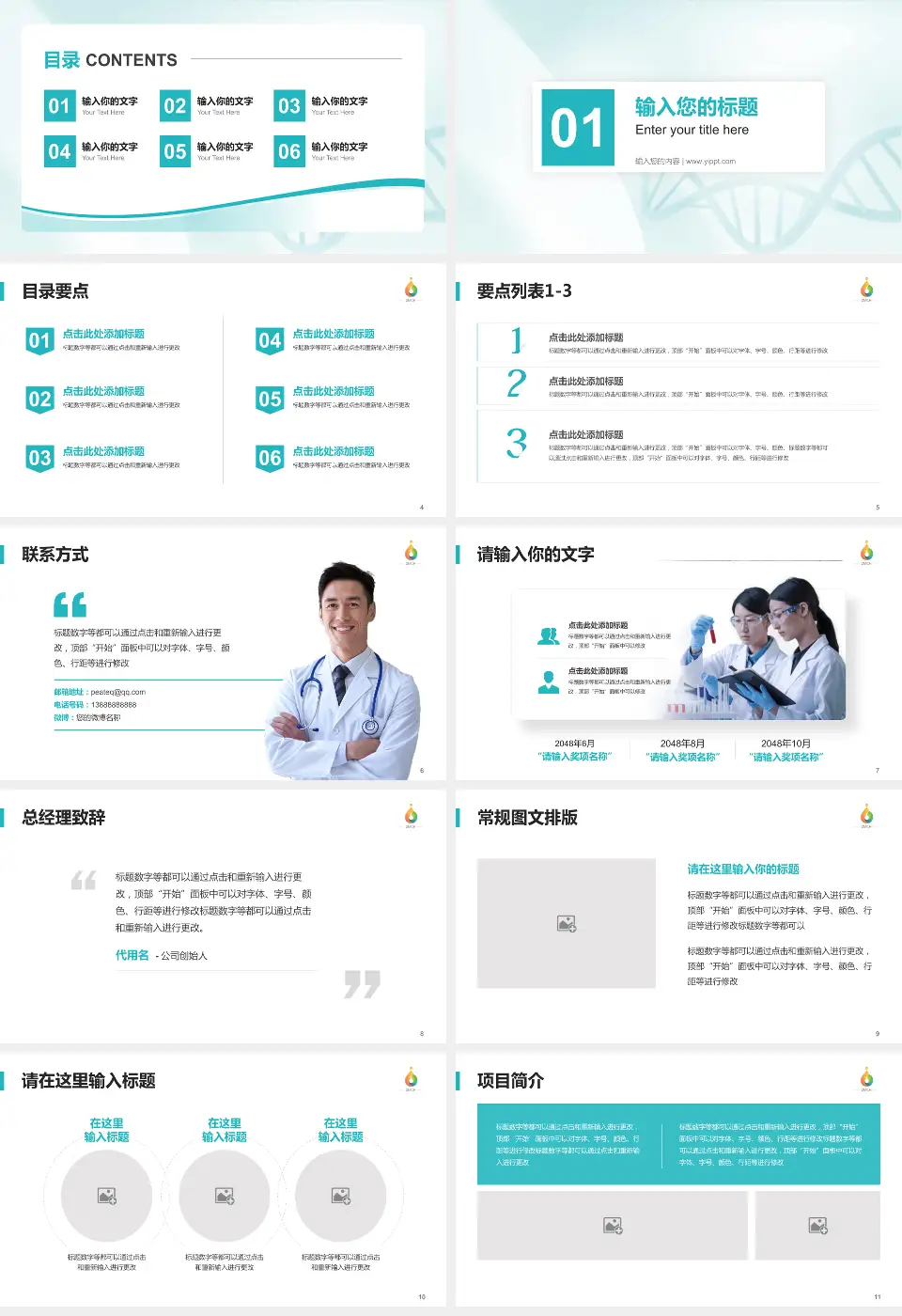 淄博市妇幼保健院项目申请与汇报PPT模板16:9格式幻灯片预览图2