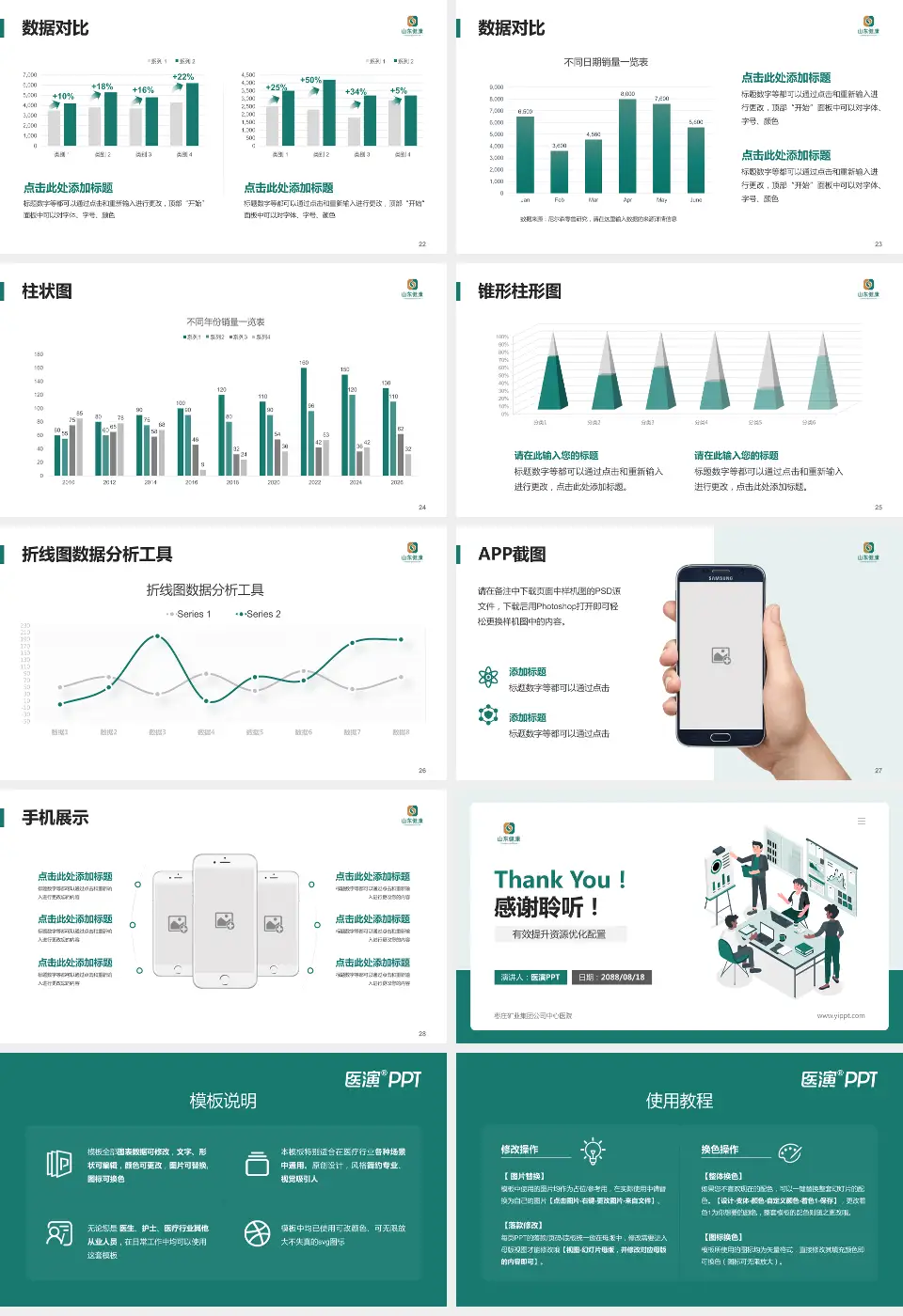 枣庄矿业集团公司中心医院财务与预算报告PPT模板16:9格式幻灯片预览图4