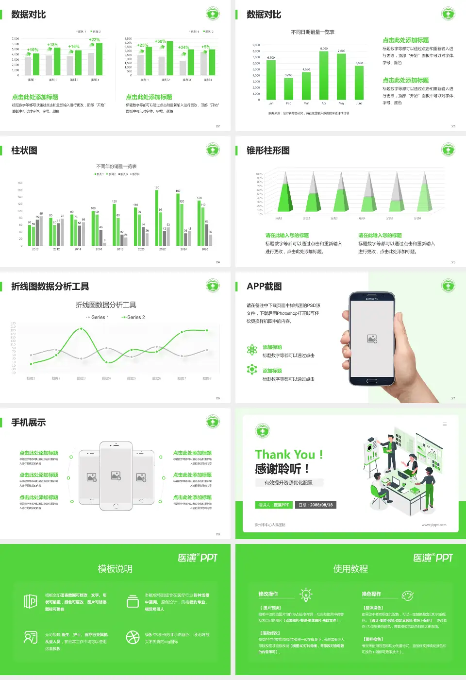 滕州市中心人民医院财务与预算报告PPT模板16:9格式幻灯片预览图4