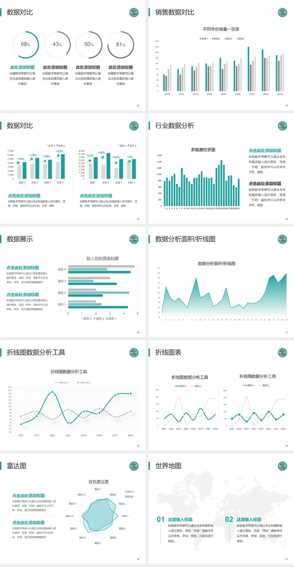 烟台市中医医院会议与研讨会PPT模板4:3格式幻灯片预览图5