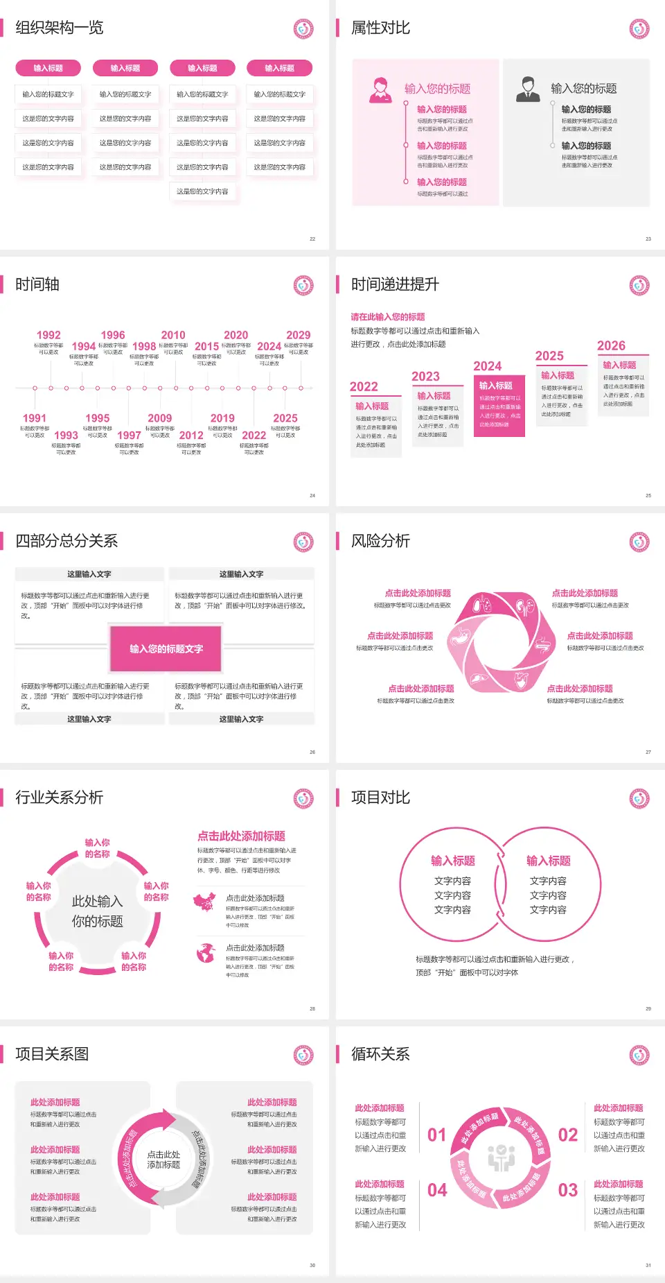 聊城市东昌府区妇幼保健院医疗行业比赛专用PPT模板4:3格式幻灯片预览图4
