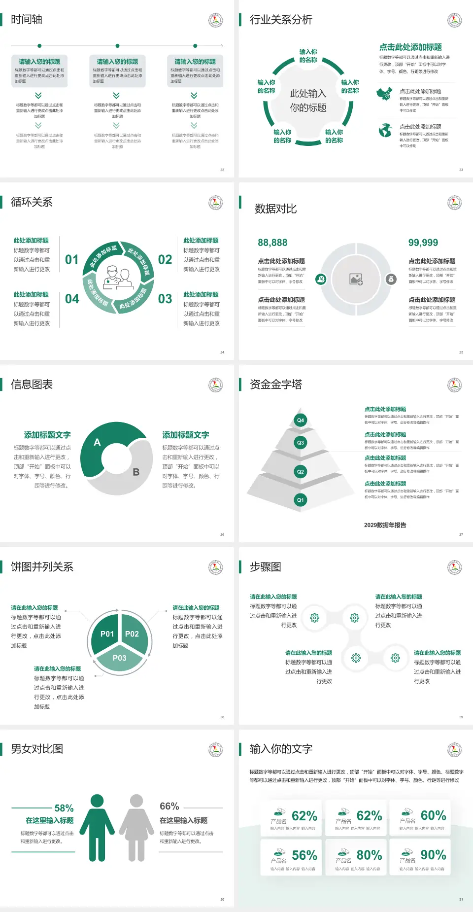 淄博市第五人民医院医院管理报告PPT模板4:3格式幻灯片预览图4