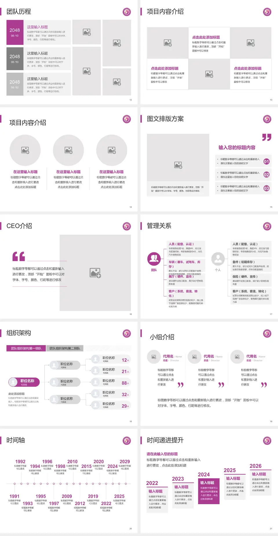 济南市妇幼保健院老院区医院管理报告PPT模板4:3格式幻灯片预览图3