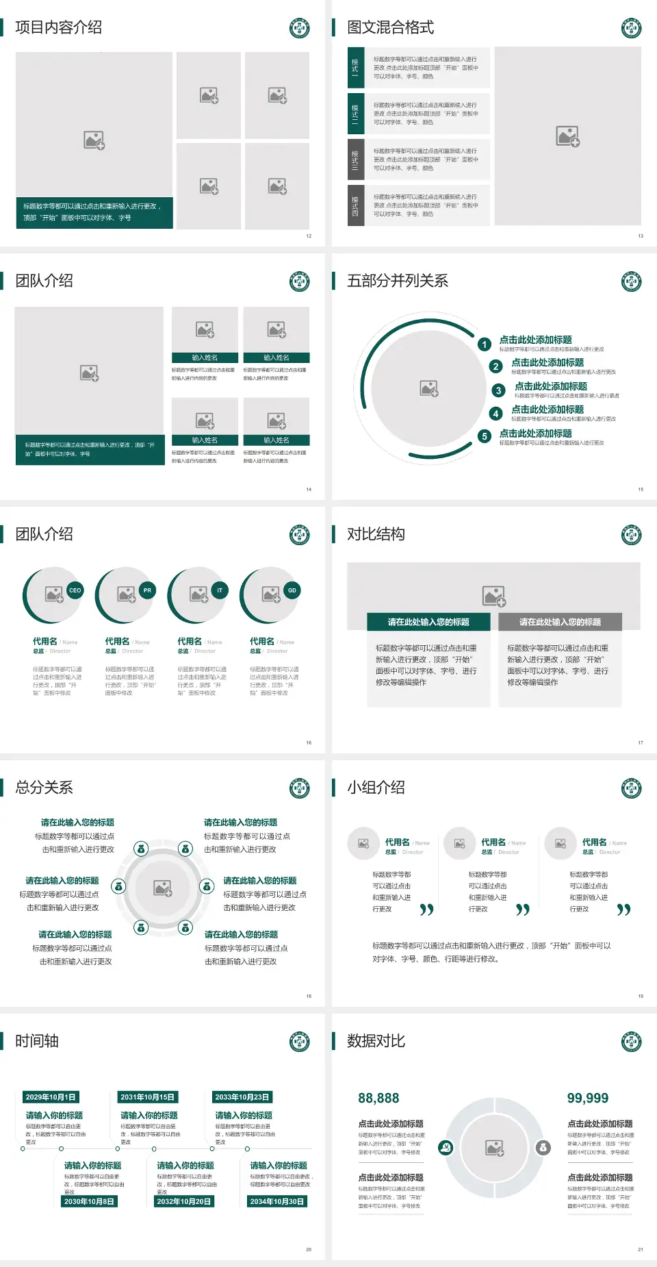 荣成市人民医院医疗知识普及PPT模板4:3格式幻灯片预览图3