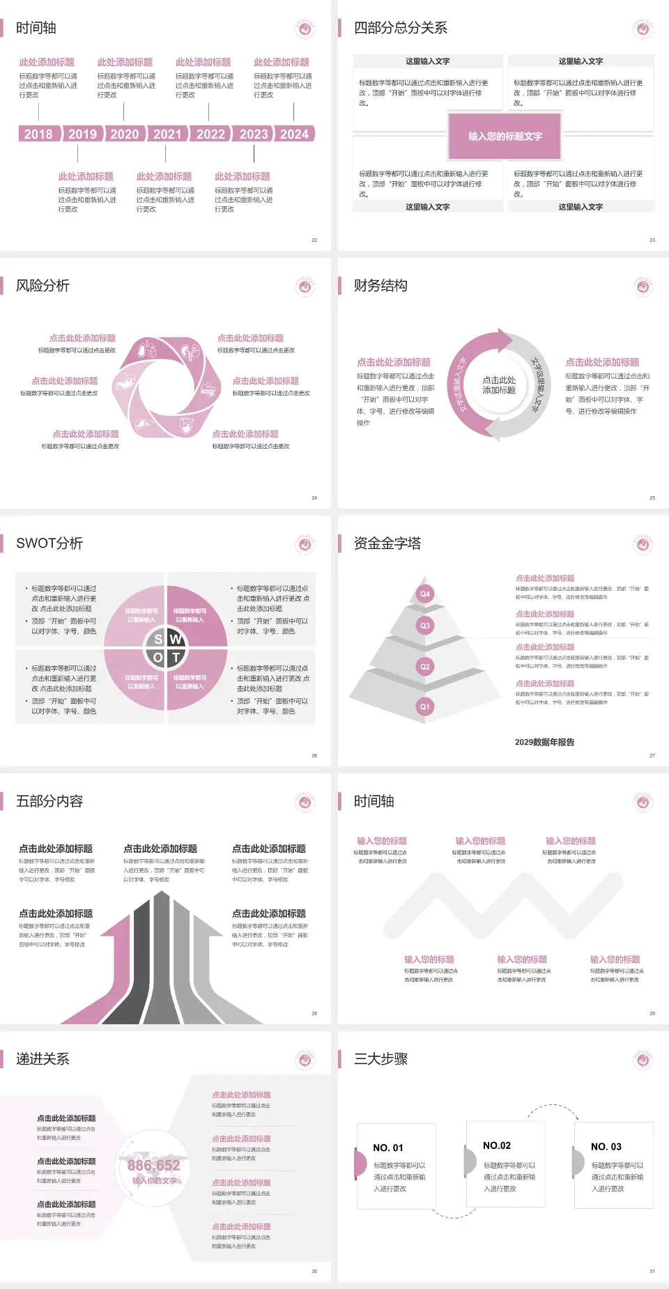 滕州市妇幼保健院患者教育与指导PPT模板4:3格式幻灯片预览图4