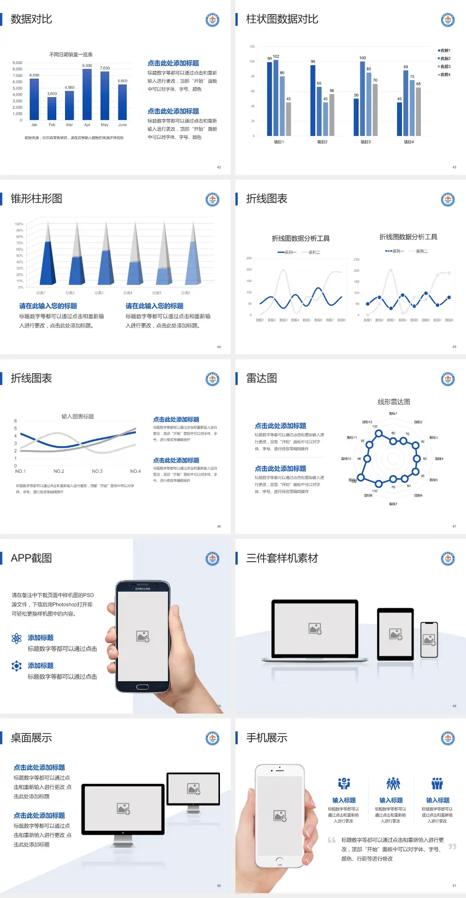 枣庄市立医院医院管理报告PPT模板4:3格式幻灯片预览图6