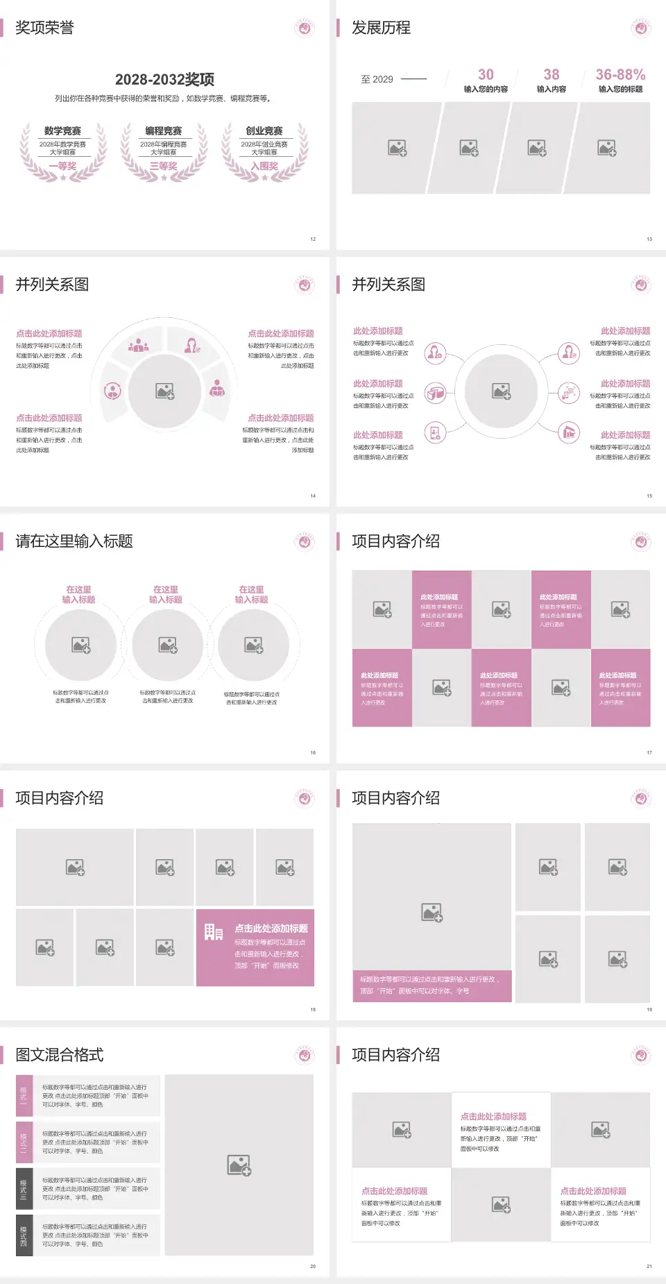 滕州市妇幼保健院护理专业职业生涯规划PPT模板4:3格式幻灯片预览图3