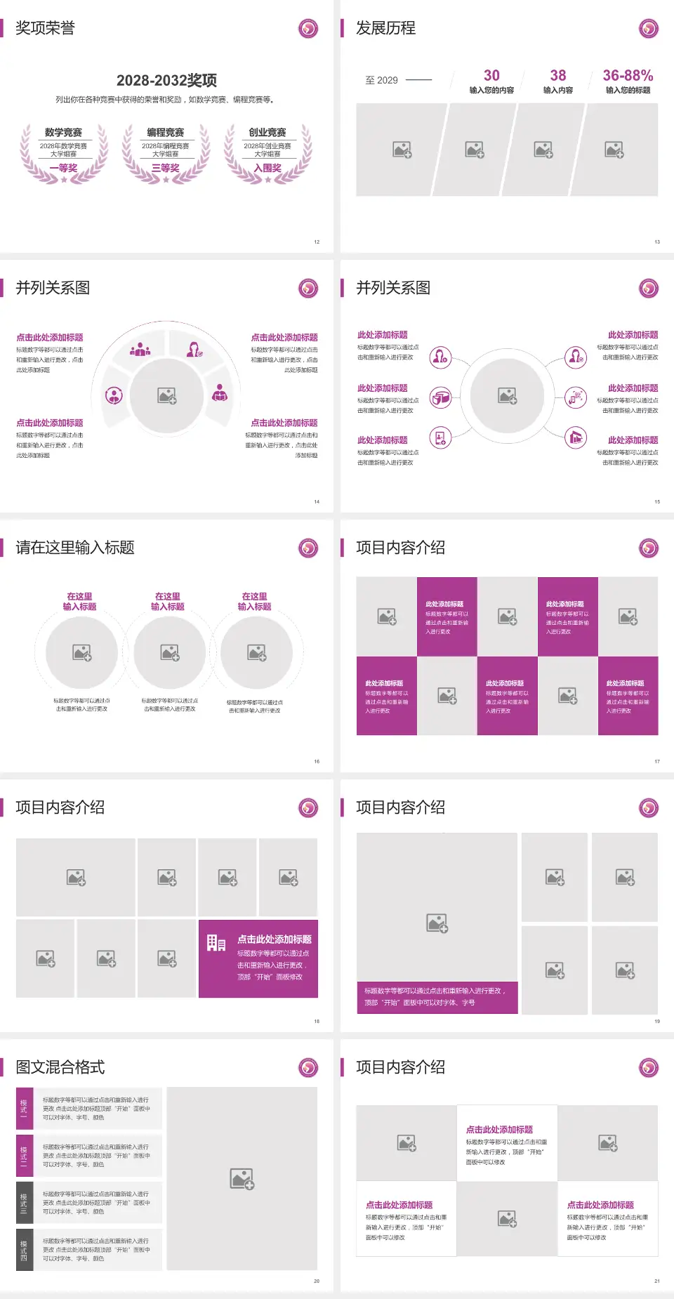 济南市妇幼保健院老院区护理专业职业生涯规划PPT模板4:3格式幻灯片预览图3