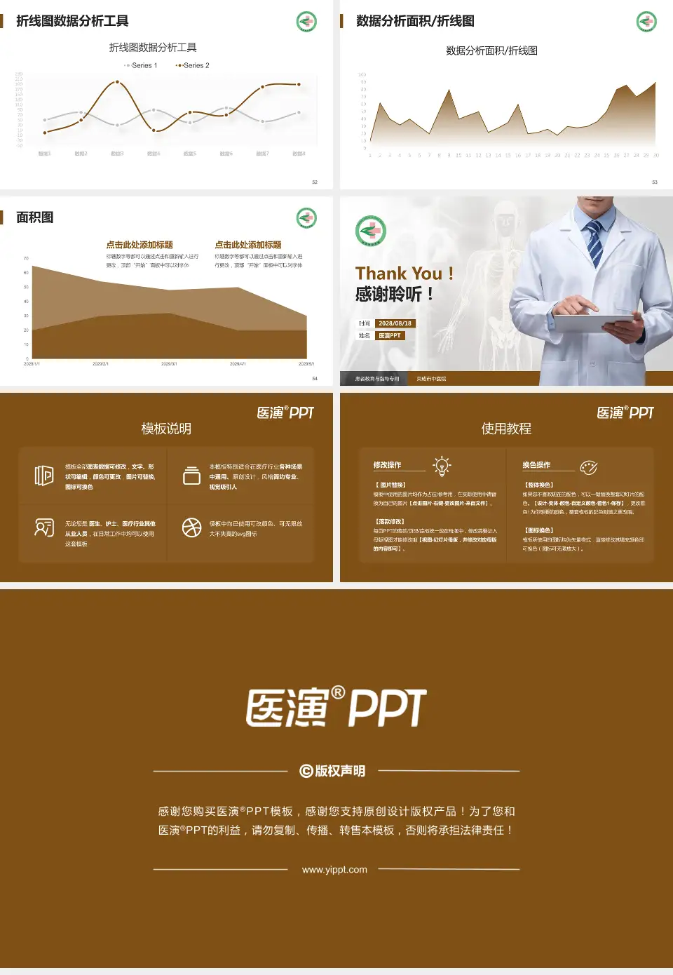 荣成市中医院患者教育与指导PPT模板16:9格式幻灯片预览图7