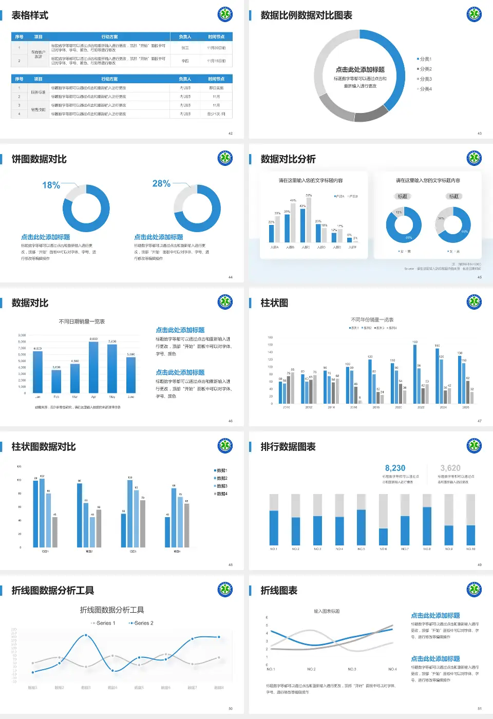 济南市第四人民医院医院简介/日常通用PPT模板16:9格式幻灯片预览图6
