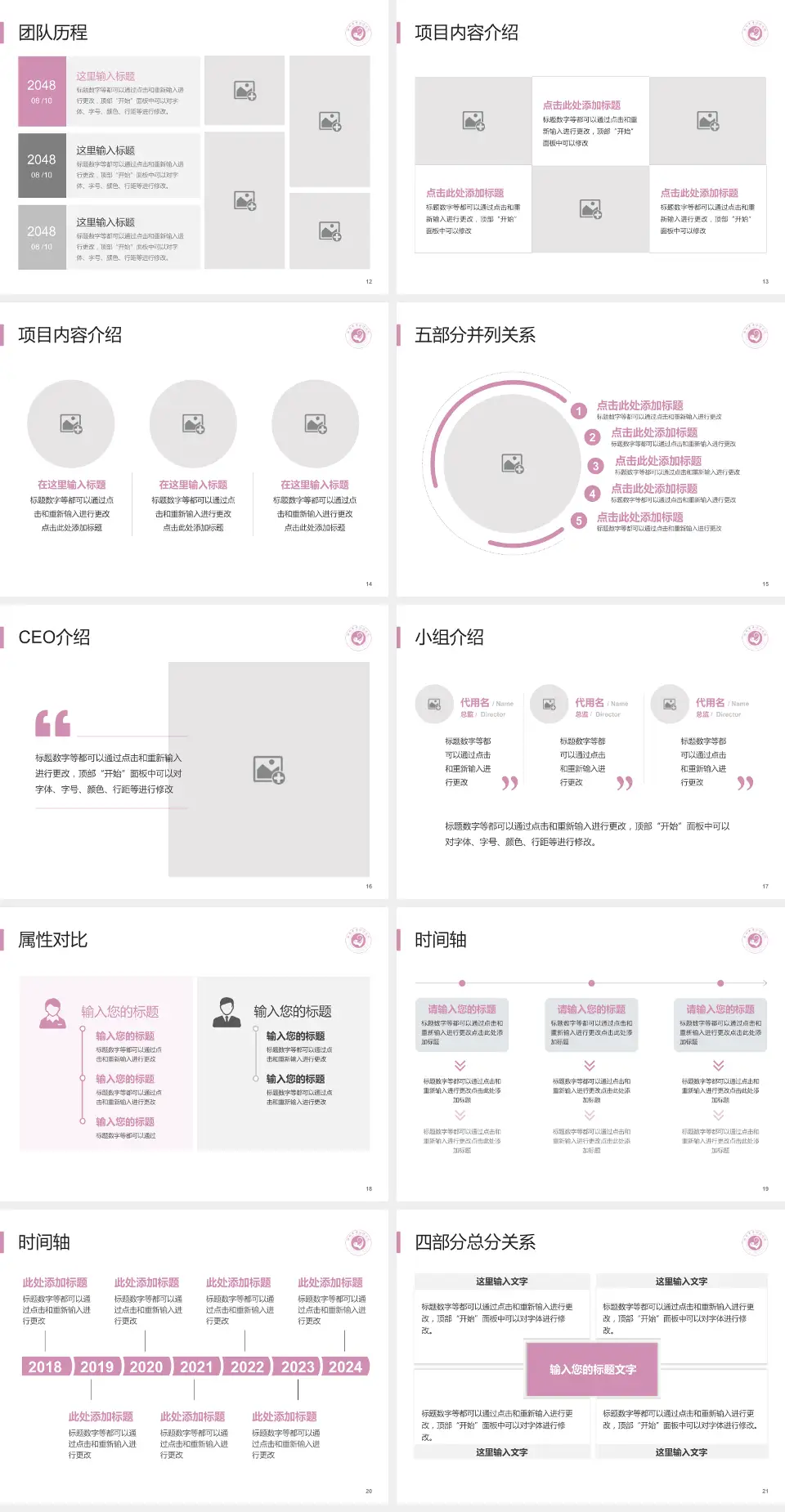 滕州市妇幼保健院科研成果展示PPT模板4:3格式幻灯片预览图3