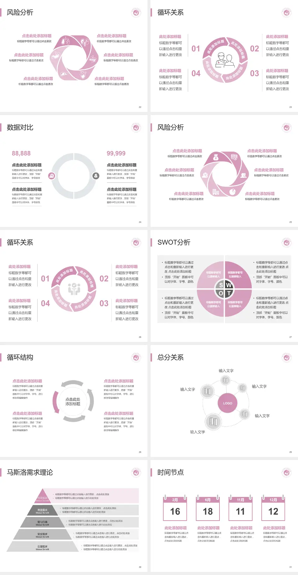 滕州市妇幼保健院科研成果展示PPT模板4:3格式幻灯片预览图4