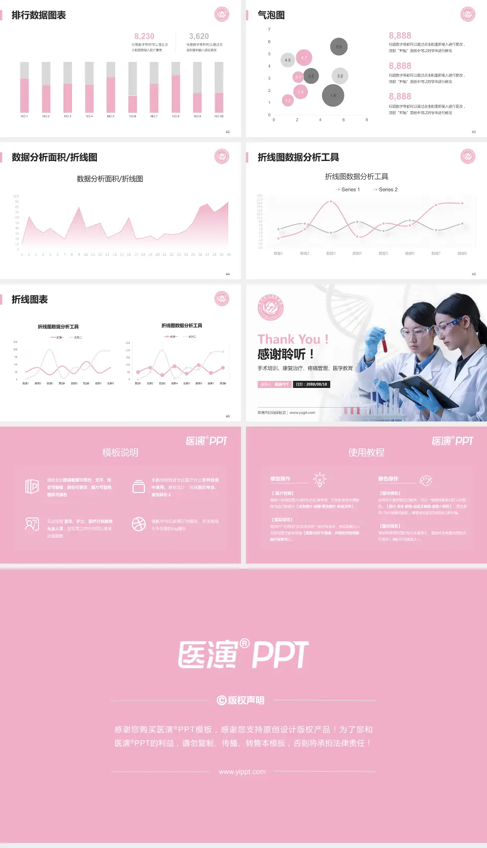 莱州市妇幼保健院科研成果展示PPT模板16:9格式幻灯片预览图6