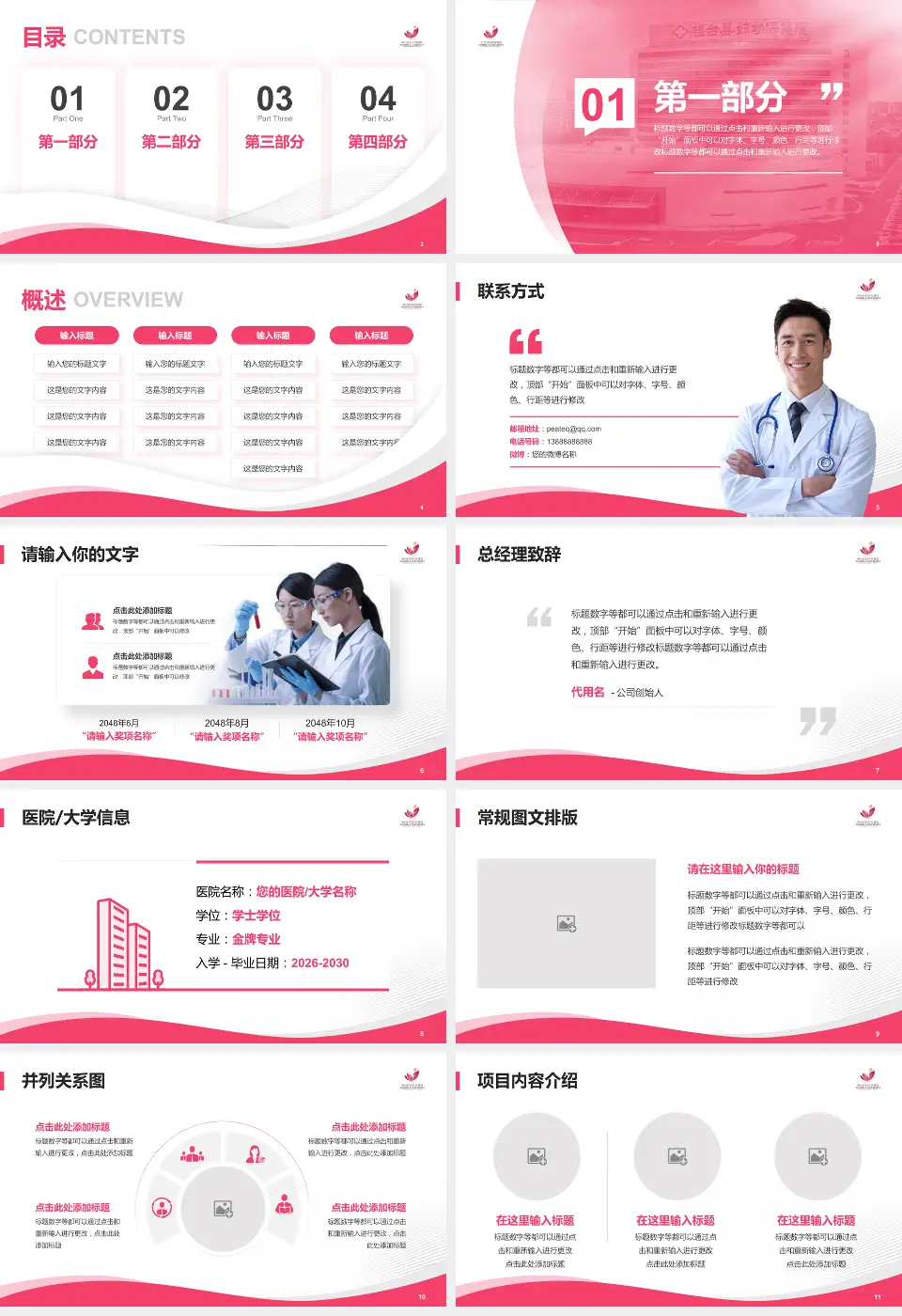 桓台县妇幼保健院会议与研讨会PPT模板16:9格式幻灯片预览图2