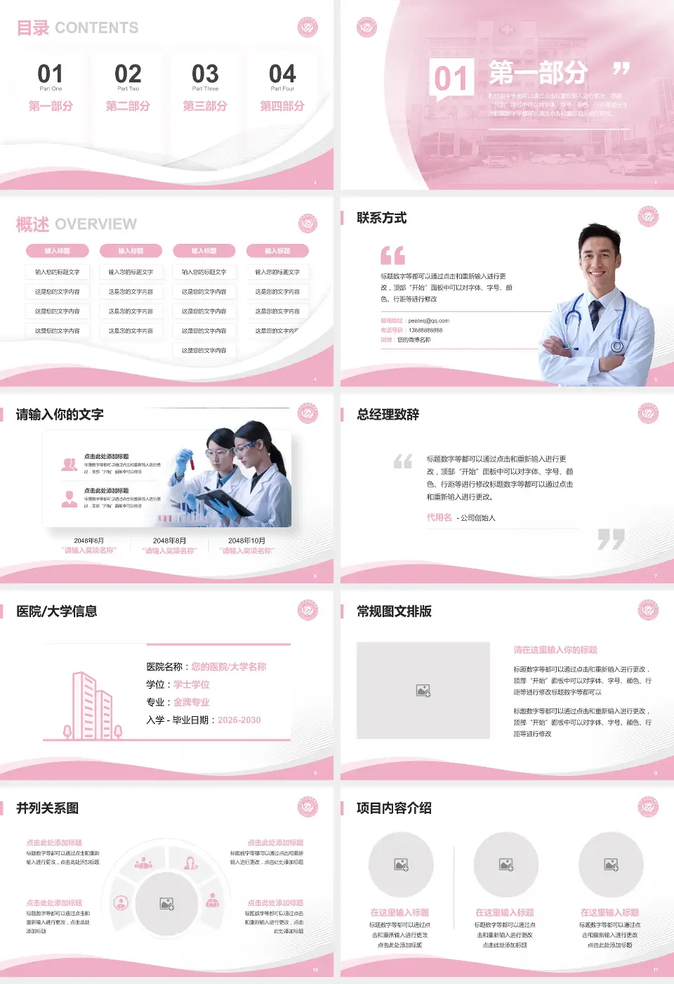 莱州市妇幼保健院会议与研讨会PPT模板16:9格式幻灯片预览图2