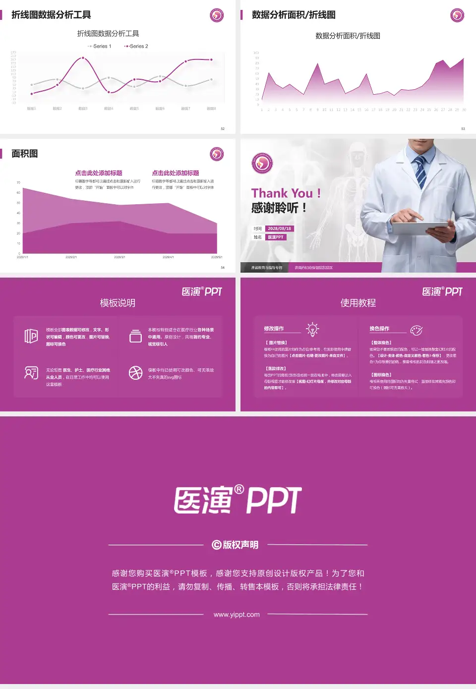 济南市妇幼保健院东院区患者教育与指导PPT模板16:9格式幻灯片预览图7