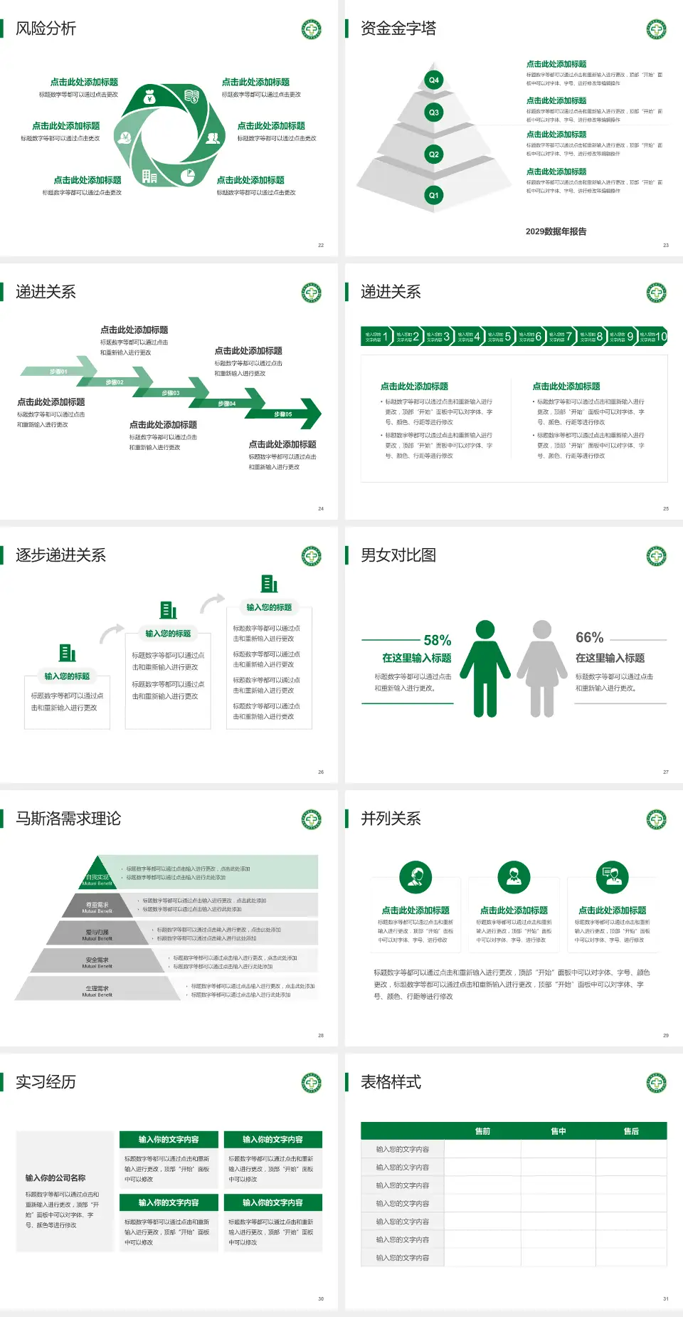 日照市精神卫生中心项目申请与汇报PPT模板4:3格式幻灯片预览图4